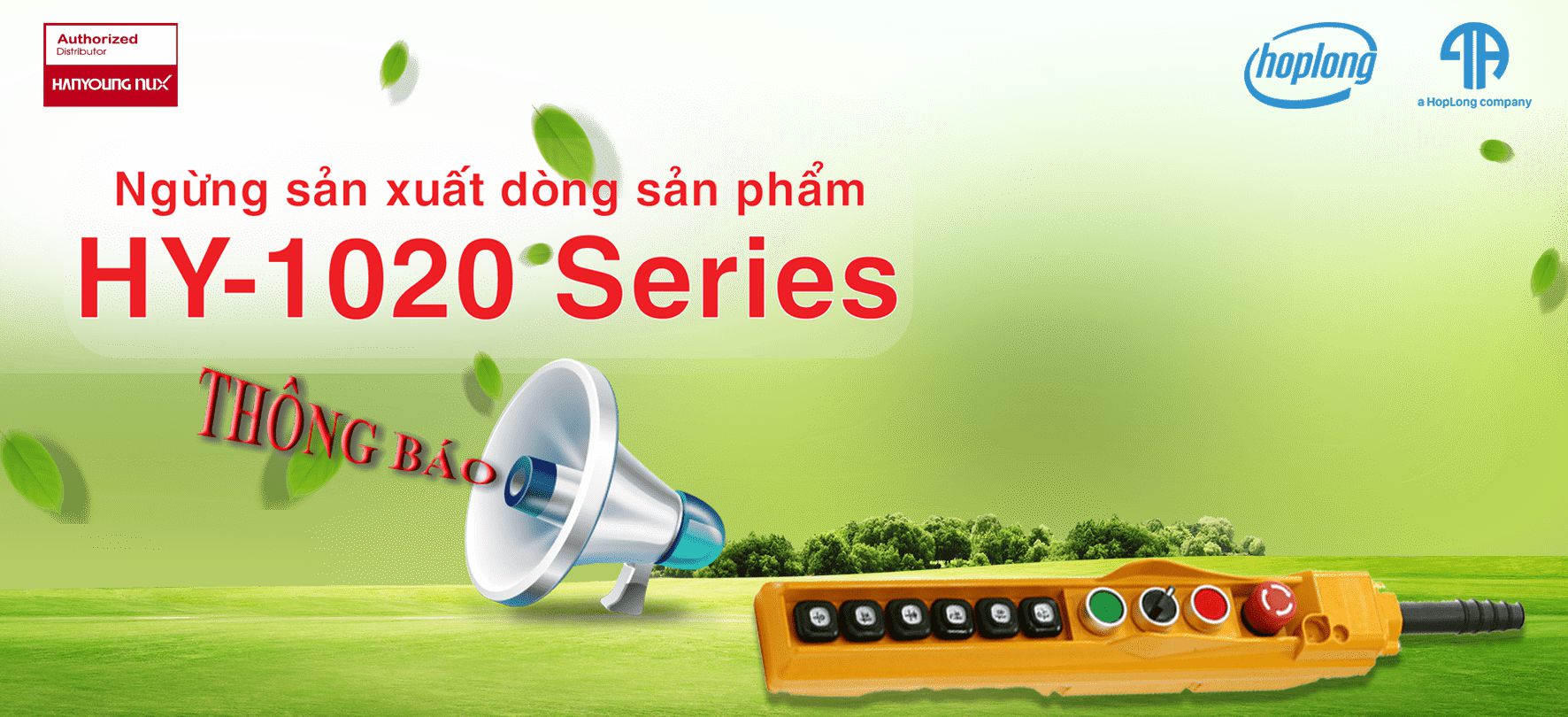 [Hanyoung Nux – Thông Báo] Ngừng sản xuất dòng sản phẩm HY-1020 Series